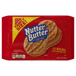 Nutter Butter Peanut Butter Sandwich Cookies - Family Size