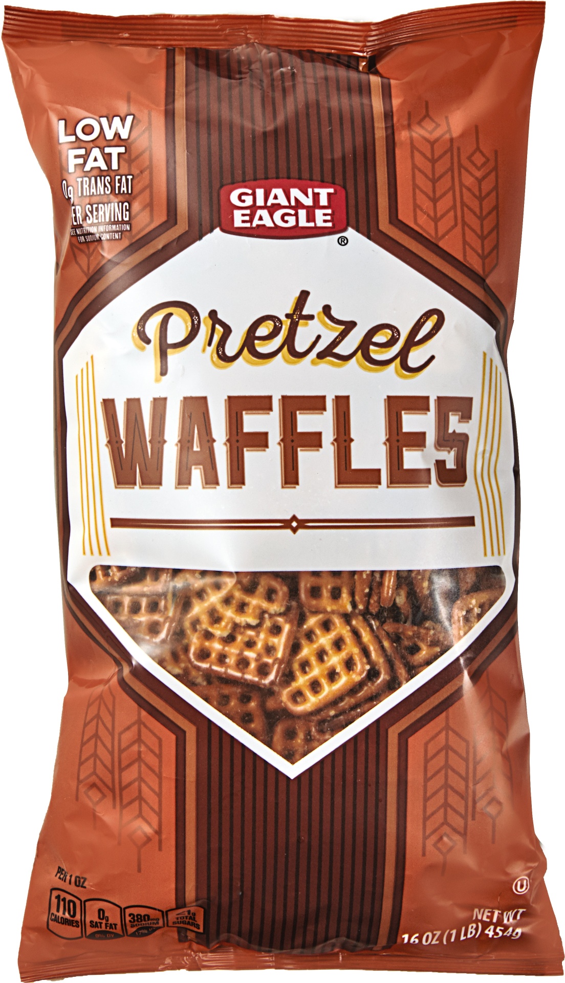slide 1 of 1, Giant Eagle Pretzel Waffles, 16 oz
