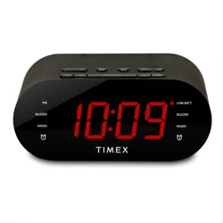 Timex FM Dual Alarm Clock Radio with USB Charging - 1 ea