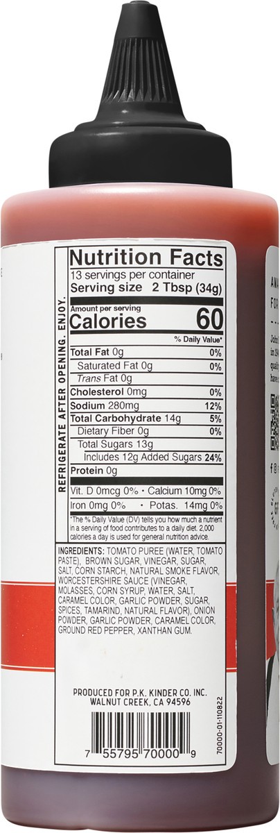 slide 5 of 6, Kinder's Mild Bbq Sauce, 15.5 fl oz