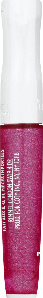 slide 3 of 9, COTY RIMMEL LONDON Rimmel Stay Glossy Lip Gloss - Non-Sticky and Lightweight Formula for Lip Color and Shine - 185 Grapevine Groove, .18oz, 0.18 oz
