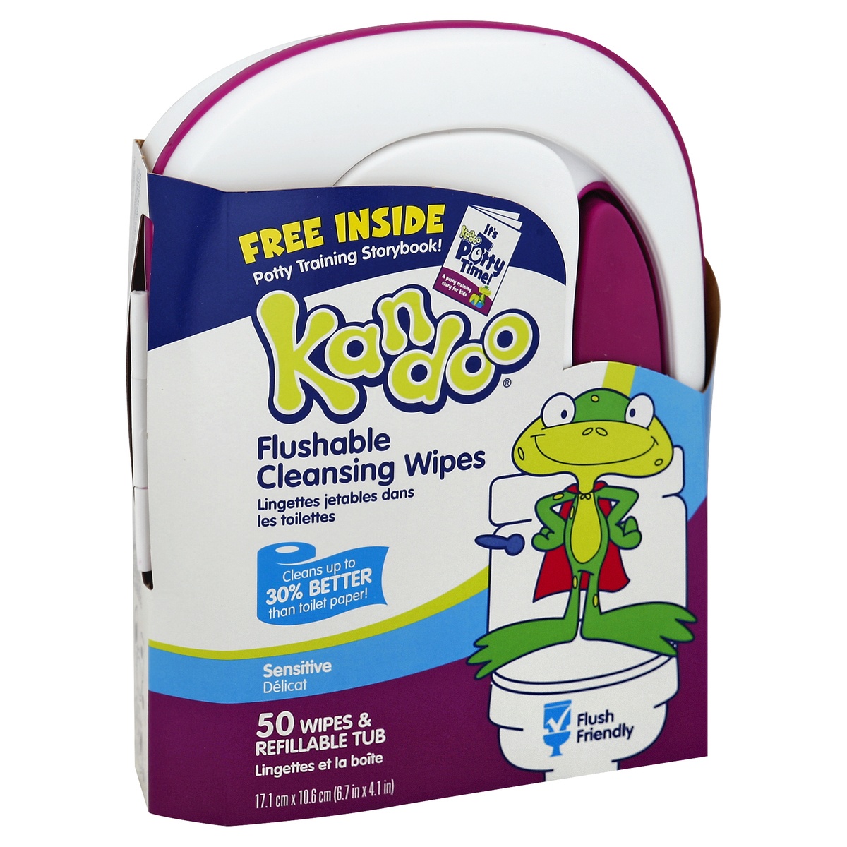 slide 1 of 3, Kandoo Cleansing Wipes , 50 ct