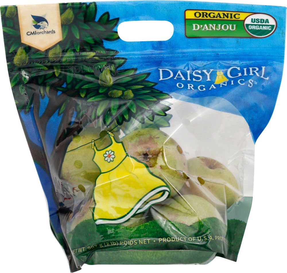 slide 1 of 8, Daisy Girl Pears, D'Anjou, Organic, 907 gram