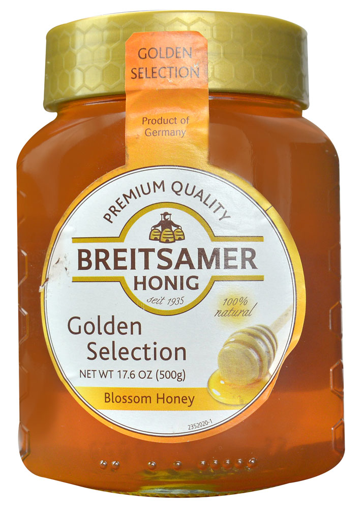 slide 1 of 1, Breitsamer Honig Golden Selection Blossom Honey, 17.6 oz