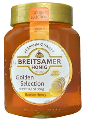 Breitsamer Honig Golden Selection Blossom Honey - 17.6 oz