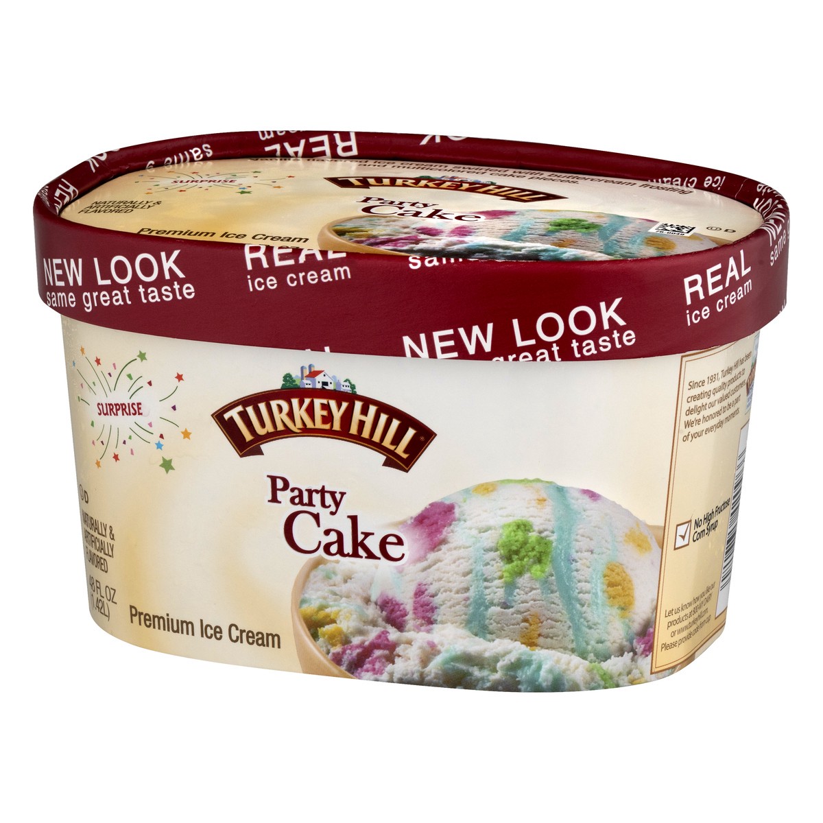 slide 4 of 10, Turkey Hill Party Cake Original Recipe Premium Ice Cream, 48 fl oz
