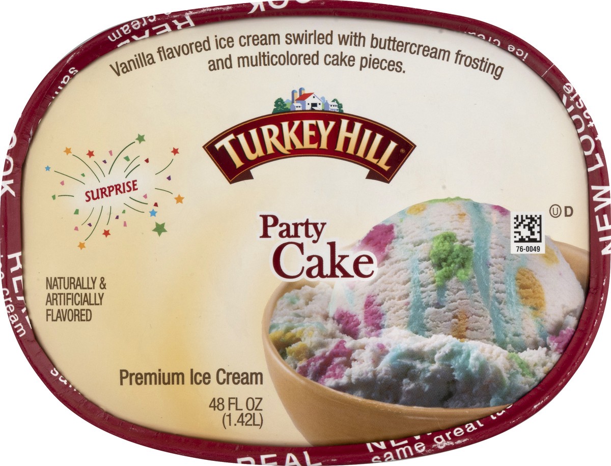 slide 7 of 10, Turkey Hill Party Cake Original Recipe Premium Ice Cream, 48 fl oz
