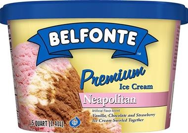 slide 1 of 1, Belfonte Premium Neapolitan, 48 oz