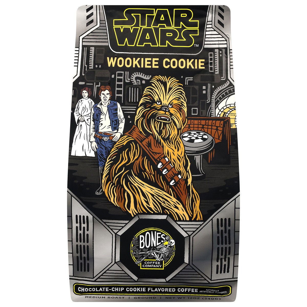 slide 1 of 13, Bones Coffee Company Star Wars Ground Medium Roast Wookiee Cookie Coffee 12 oz, 12 oz