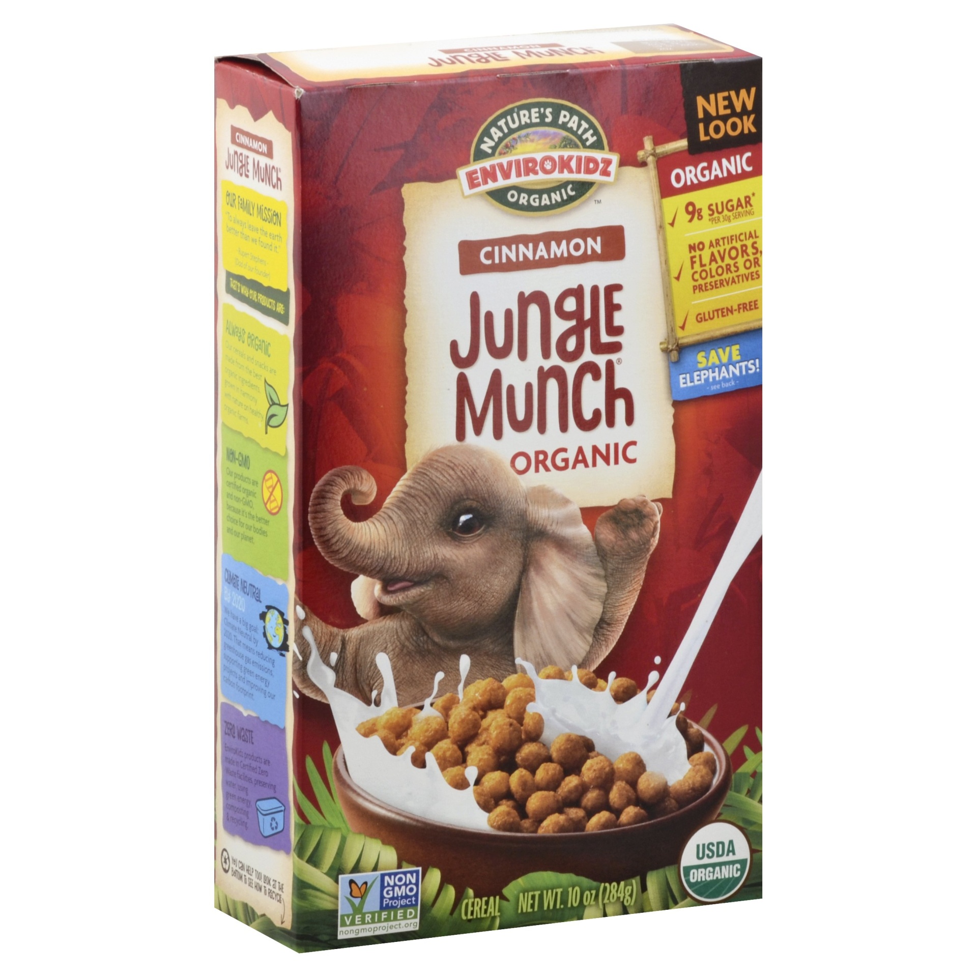 slide 1 of 1, Nature's Path Organic Envirokidz Cinnamon Jungle Munch Cereal, 10 oz