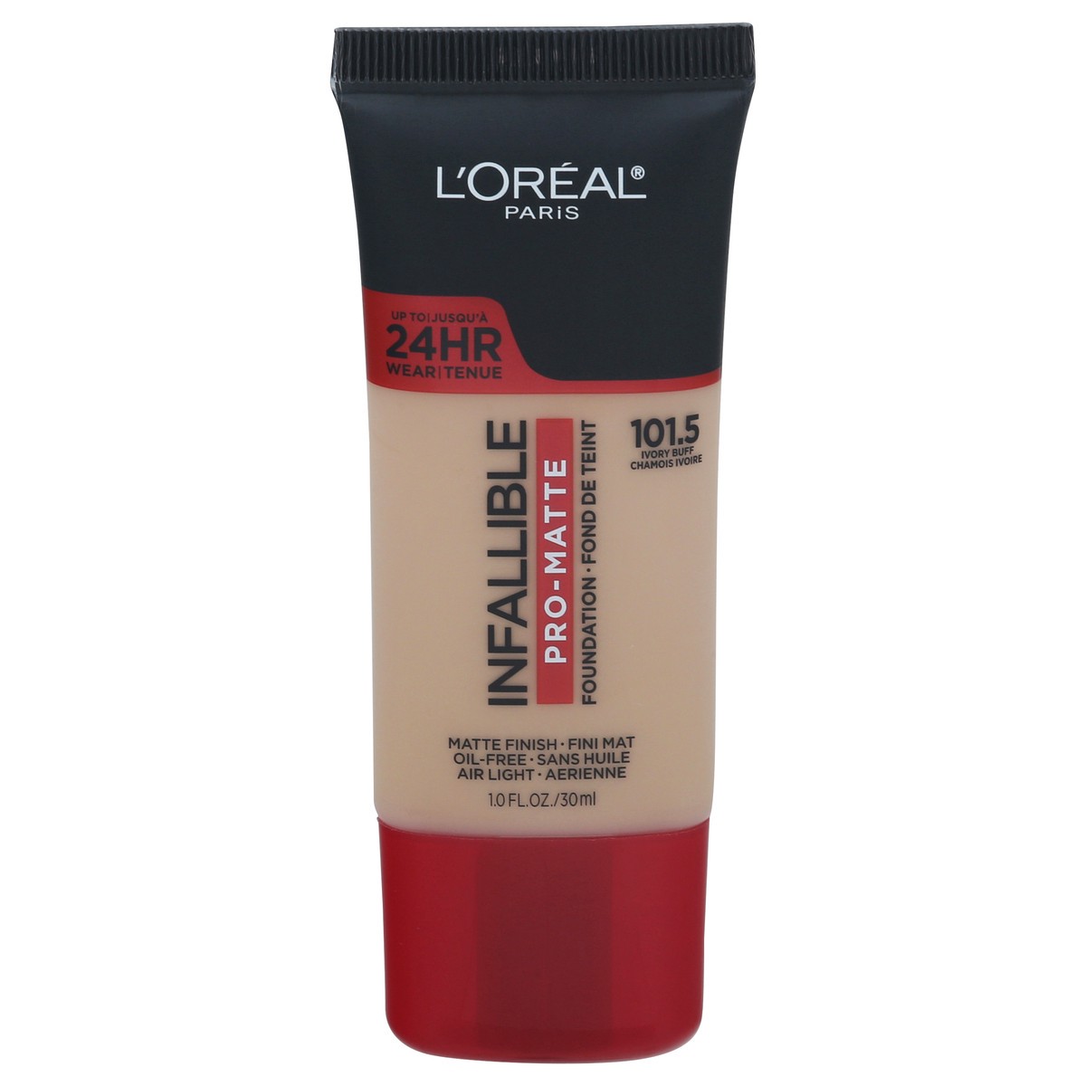 slide 12 of 12, L'Oréal Infallible Ivory Buff 101.5 Pro-Matte Foundation 1.0 fl oz, 1 fl oz