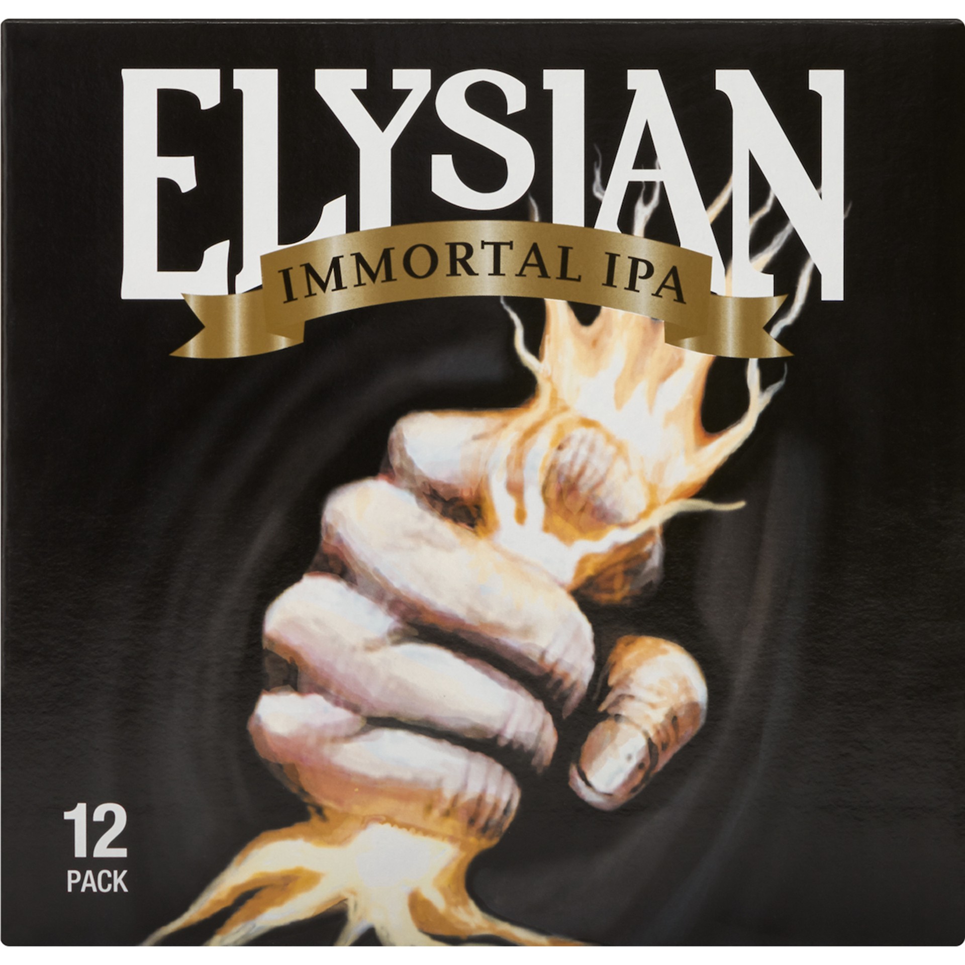 slide 2 of 2, Elysian Brewing Company Immortal IPA, 12-Pack, 12 oz. Bottle, 6.3% ABV, 12 ct; 12 fl oz