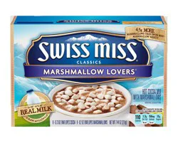 Swiss Miss Classics Marshmallow Lovers Hot Cocoa Mix, 8 Count 7.44 oz