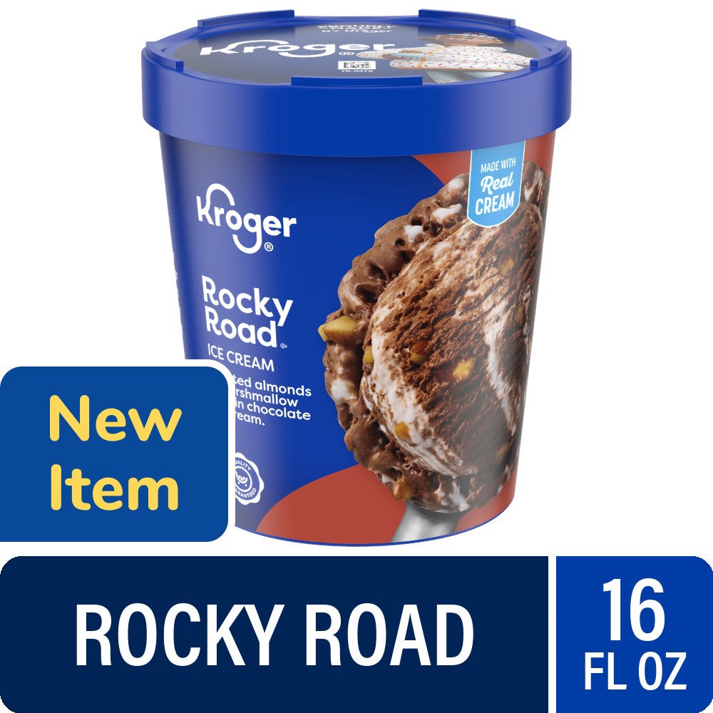 slide 1 of 5, Kroger® Rocky Road Ice Cream Pint, 16 oz