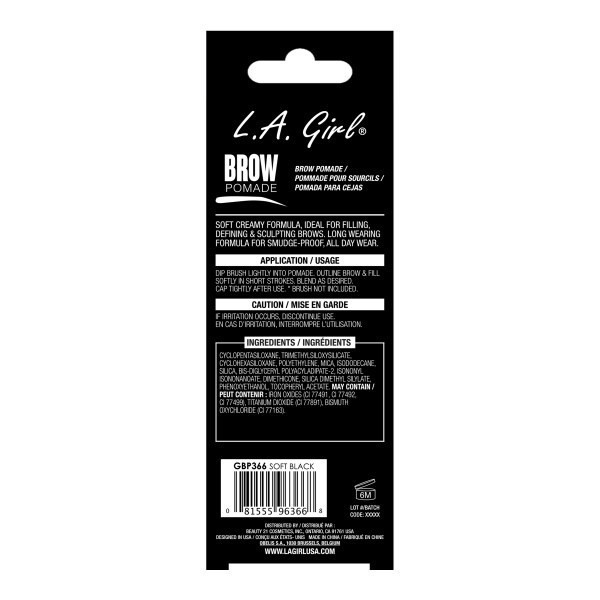 slide 2 of 5, L.A. Colors Brow Pomade 0.11 oz, 0.11 oz