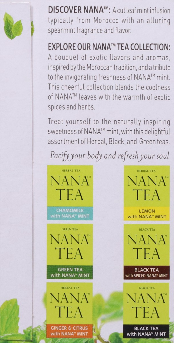 slide 8 of 9, Wissotzky Tea Caffeine Free Tea Bags Lemon with Nana Mint Herbal Tea - 20 ct, 1.9 oz