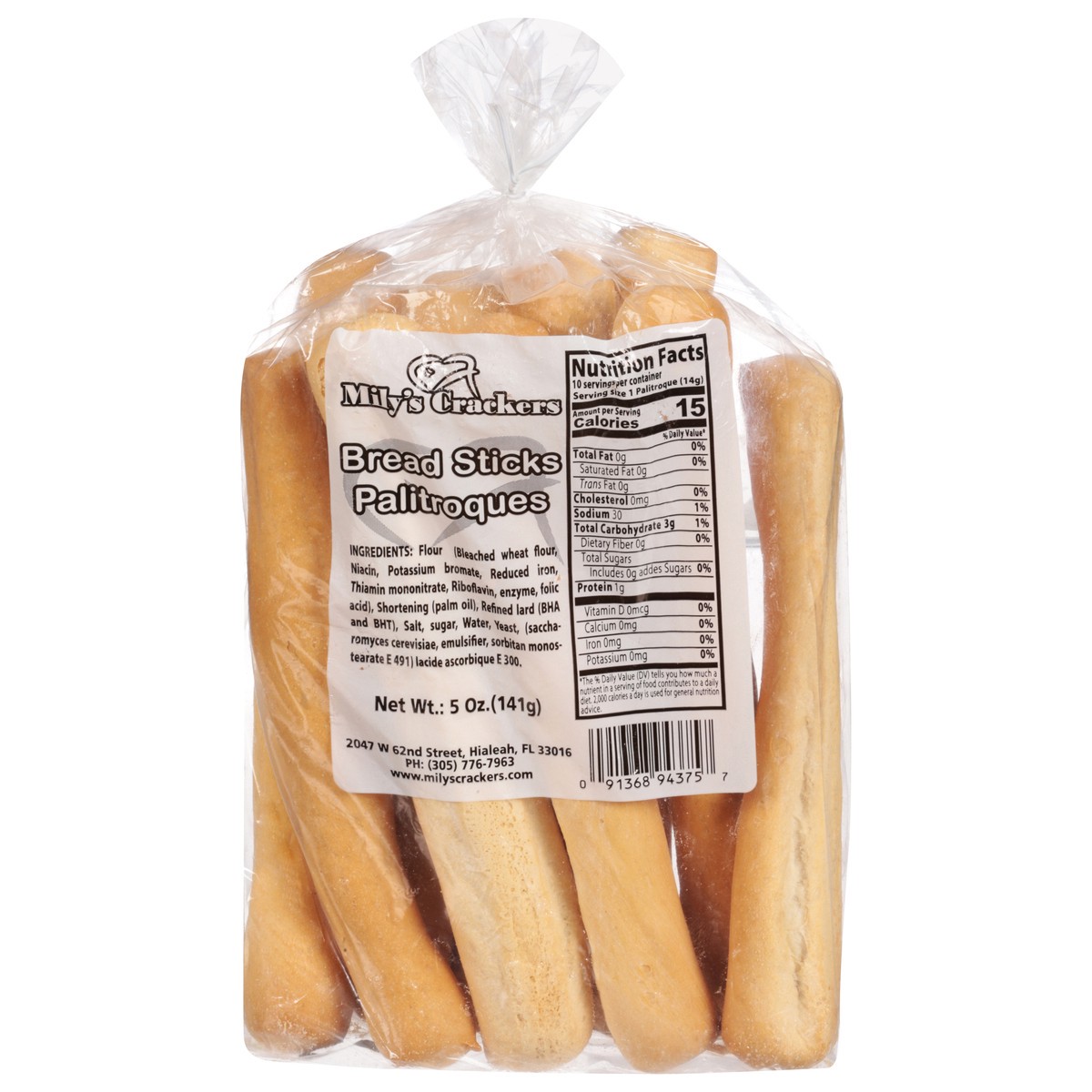 slide 1 of 9, Mily's Crackers Bread Sticks Bread Sticks 5 oz, 5 oz
