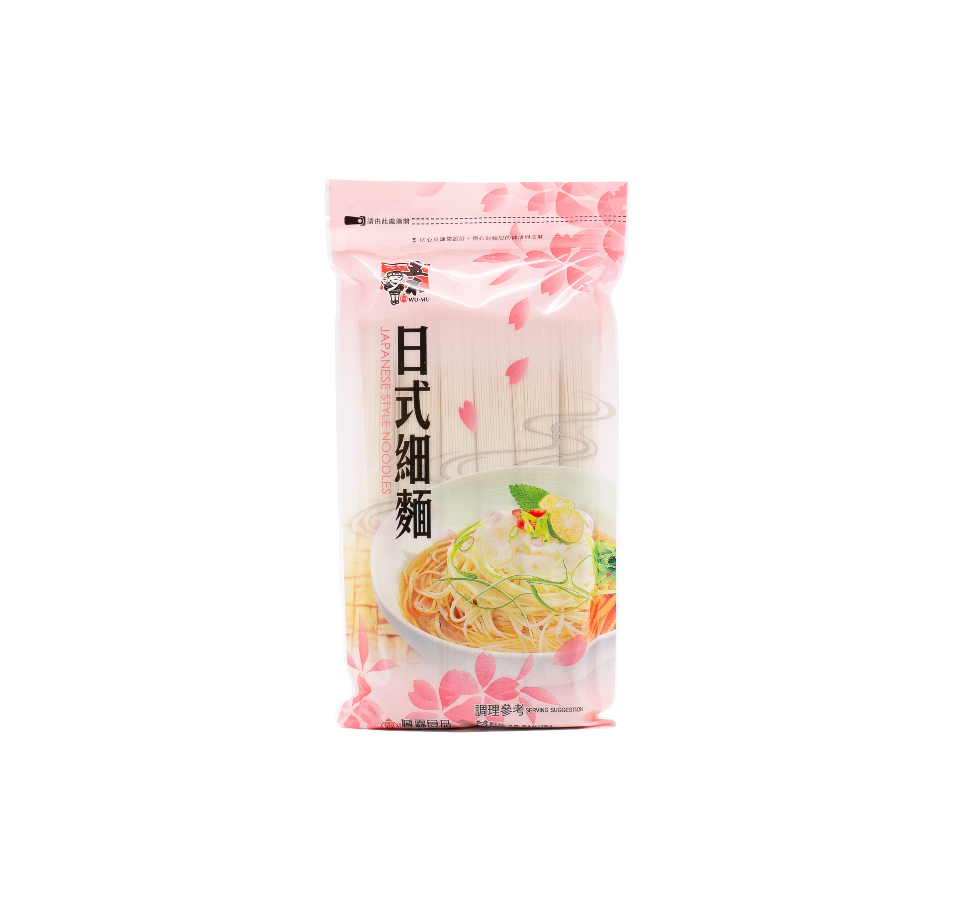 slide 1 of 1, Wu-Mu Japanese Style Noodle, 750 gram