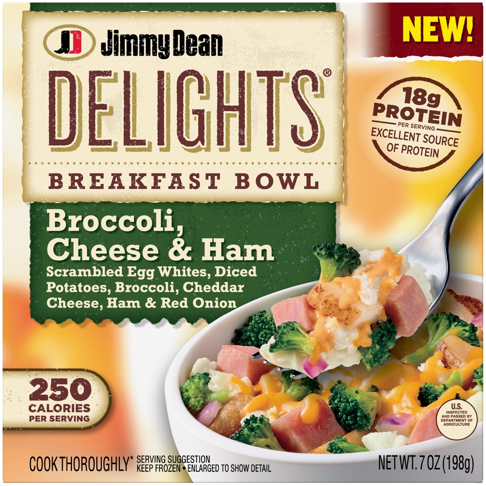 Jimmy Dean Delights Broccoli Cheese & Ham Breakfast Bowl 7 oz | Shipt