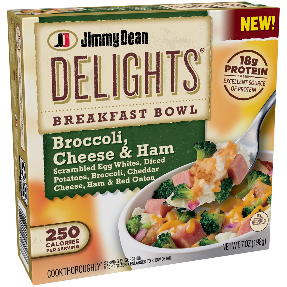 Jimmy Dean Delights Broccoli Cheese & Ham Breakfast Bowl 7 oz | Shipt