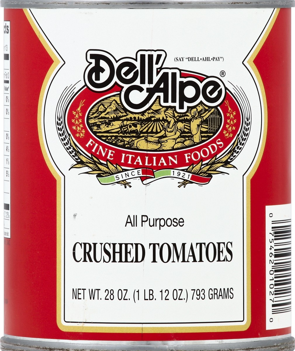 slide 2 of 2, Dell'Alpe Dellalpe Crushed Tomatoes, 28 oz