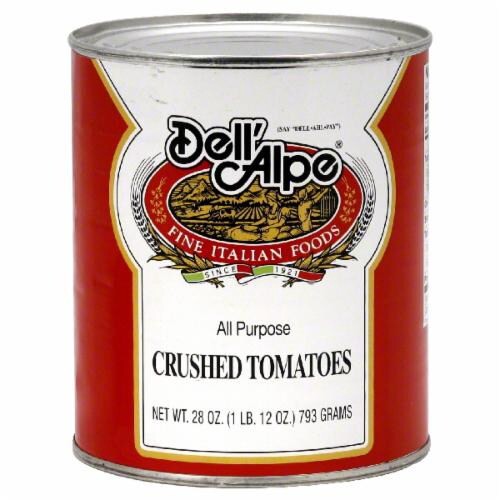 slide 1 of 2, Dell'Alpe Dellalpe Crushed Tomatoes, 28 oz