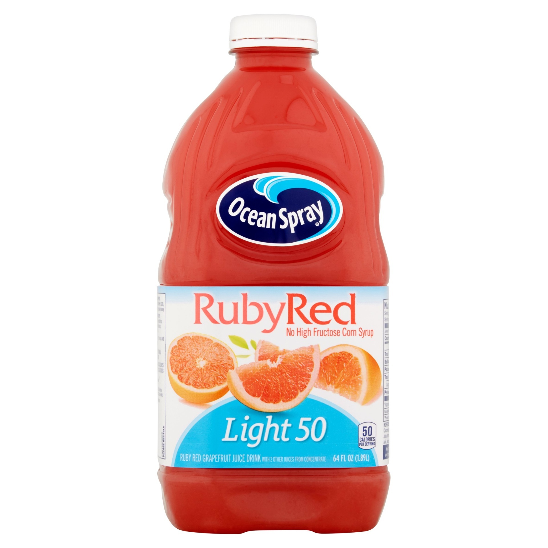 slide 1 of 8, Ocean Spray Light Ruby Red Grapefruit Juice, 64 fl oz