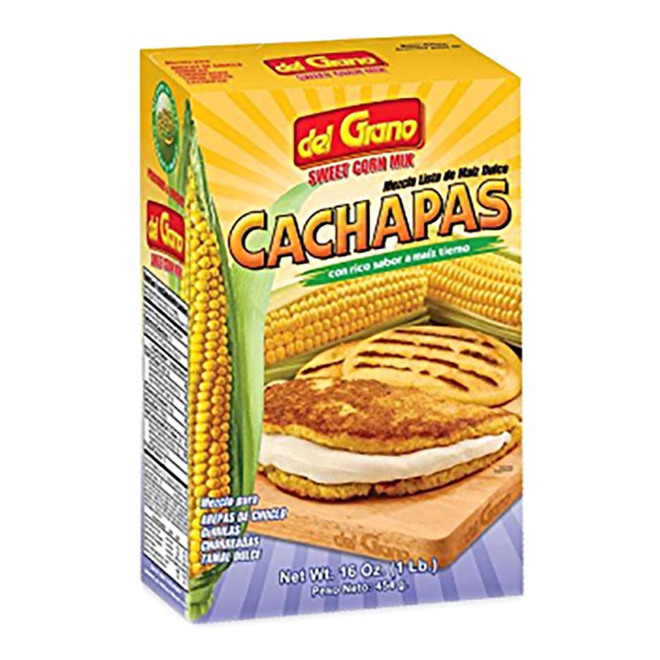 slide 1 of 1, Del Grano Cachapas Sweet Corn Mix, 16 oz