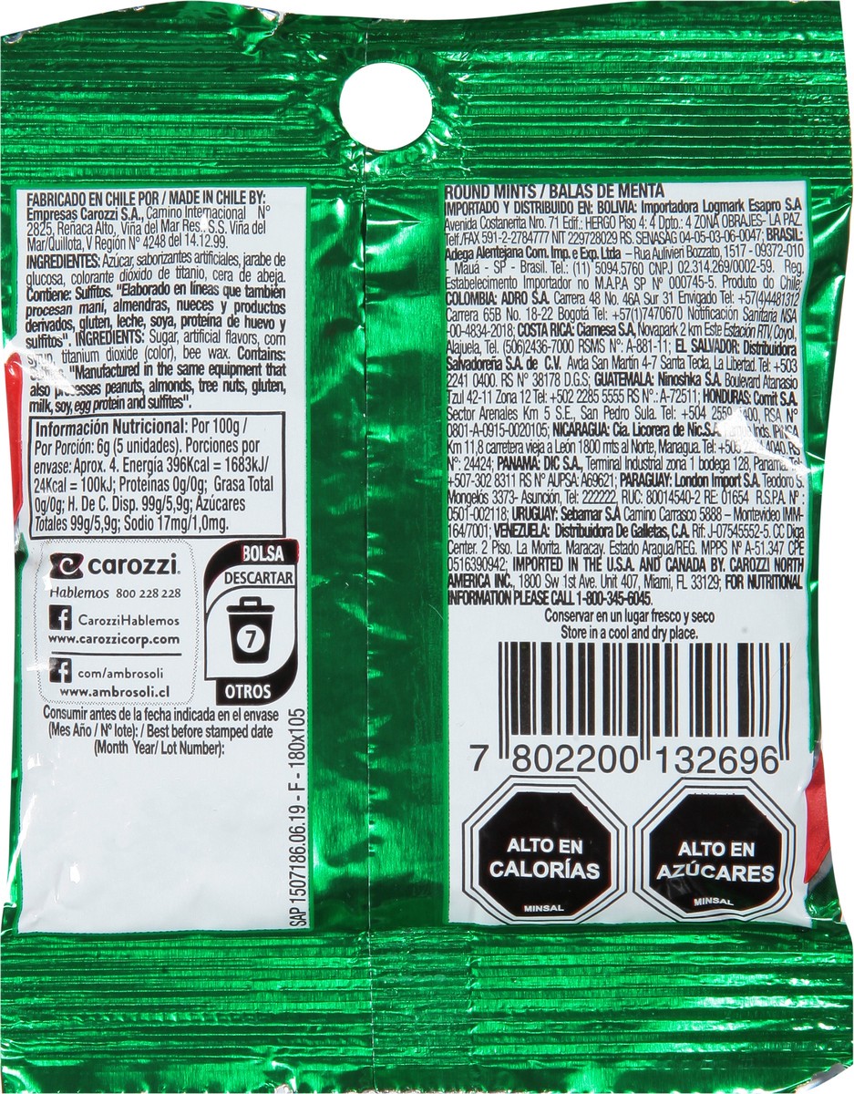 slide 2 of 13, Ambrosoli Round Mints 0.88 oz, 0.88 oz