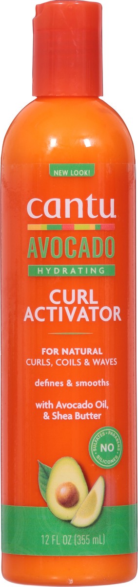 slide 7 of 9, Cantu Silicone-Free Avocado Hydrating Curl Activator Cream, 12 fl oz