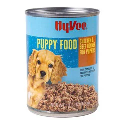 Hy-Vee Puppy Food, Chicken & Beef Dinner
