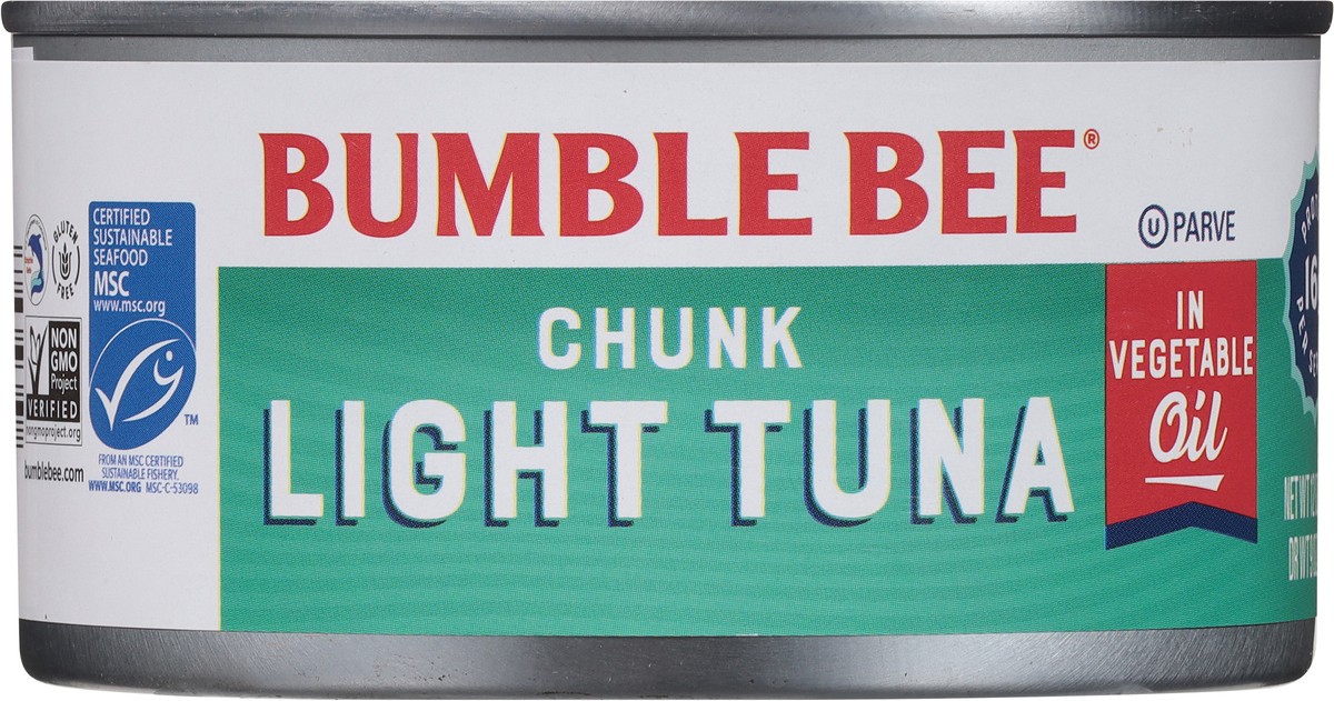 slide 9 of 9, Bumble Bee Light Chunk Tuna in Vegetable Oil 12 oz, 12 oz