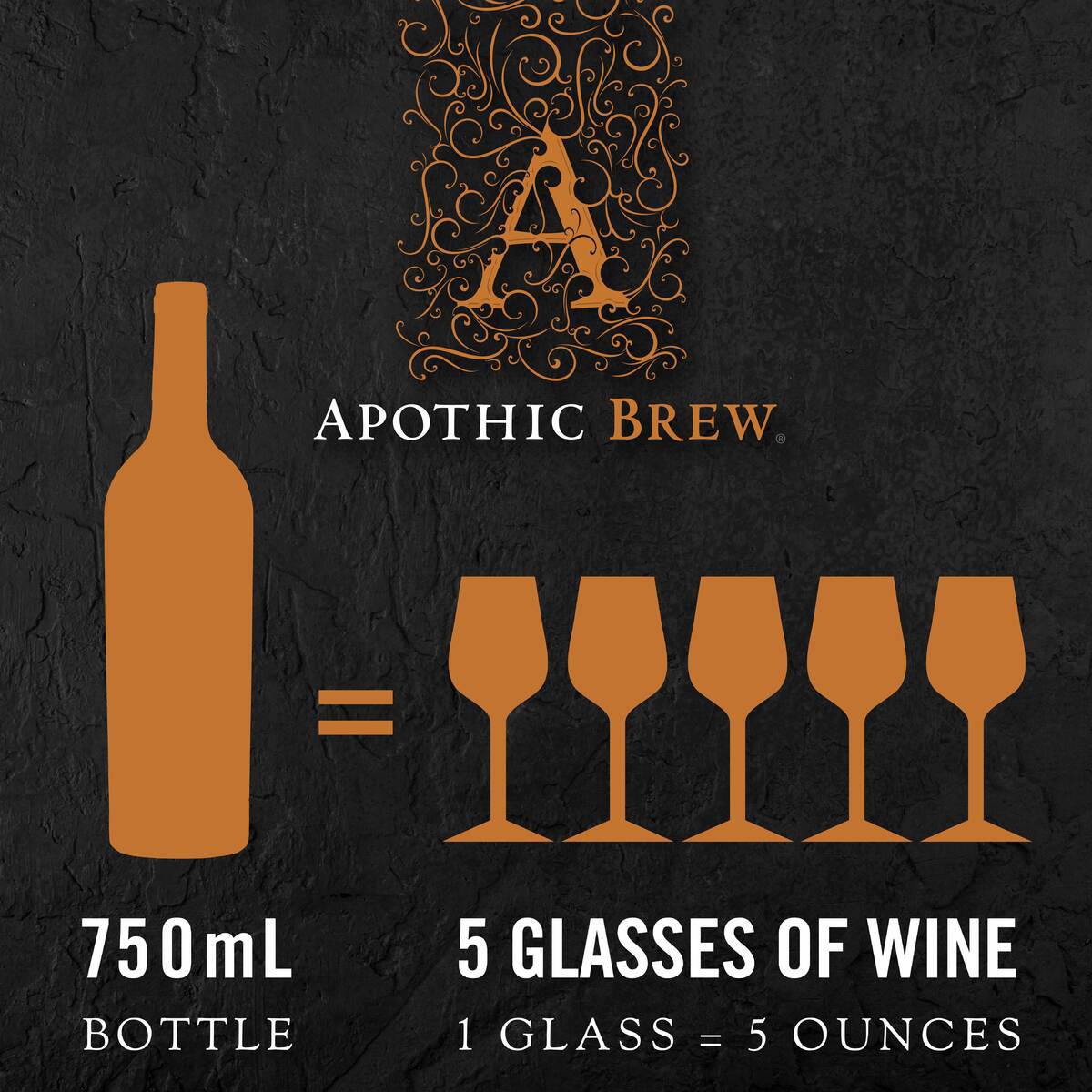 slide 5 of 6, Apothic Brew Red Blend Wine, 750 ml