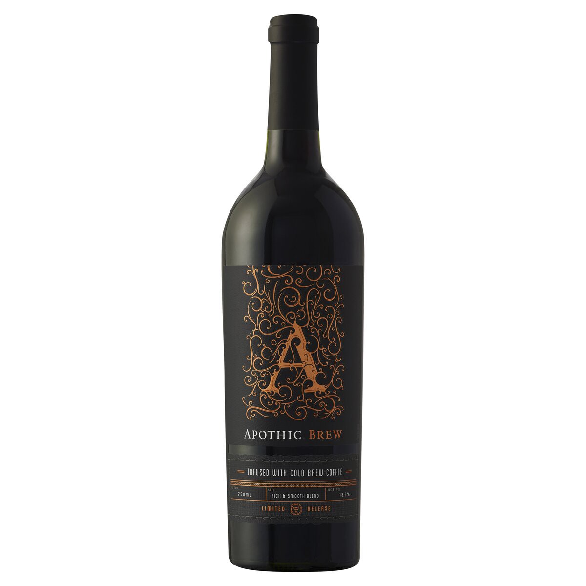 slide 3 of 6, Apothic Brew Red Blend Wine, 750 ml