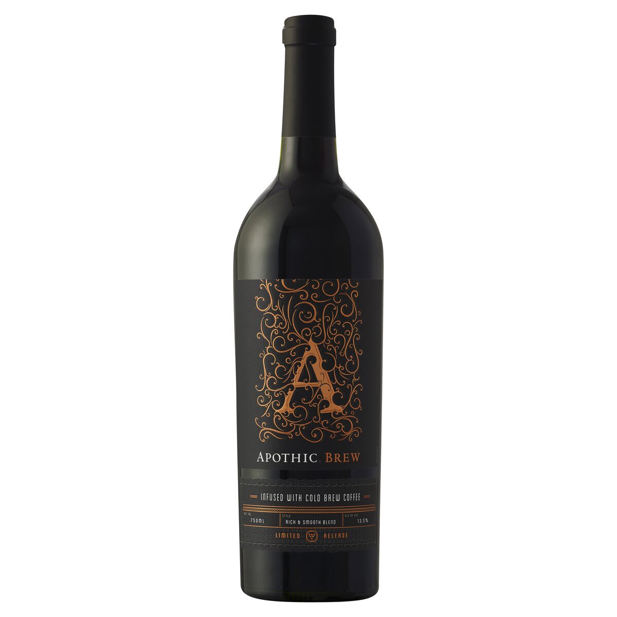 slide 1 of 6, Apothic Brew Red Blend Wine, 750 ml