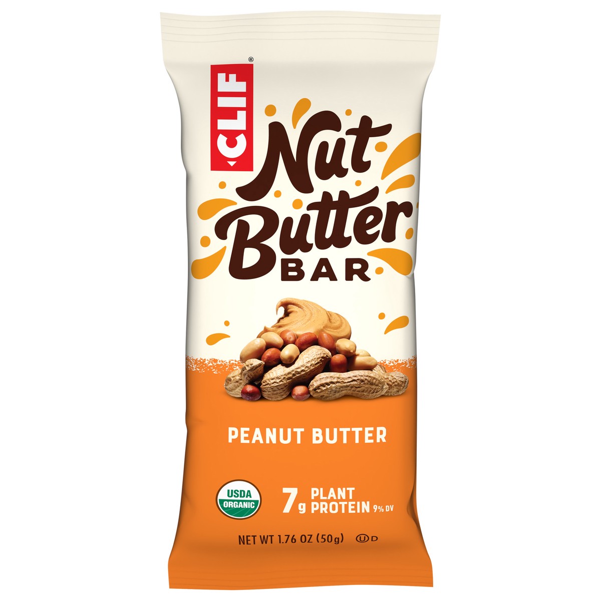 slide 1 of 9, CLIF Peanut Butter Filled Bar, 1.76 oz