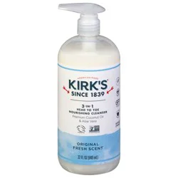 Kirk's 3-in-1 Head To Toe Nourishing Original Fresh Scent Cleanser