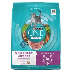 Purina One Plus Whole Body Support With Chicken Dry Cat Food - 16 lb Bag