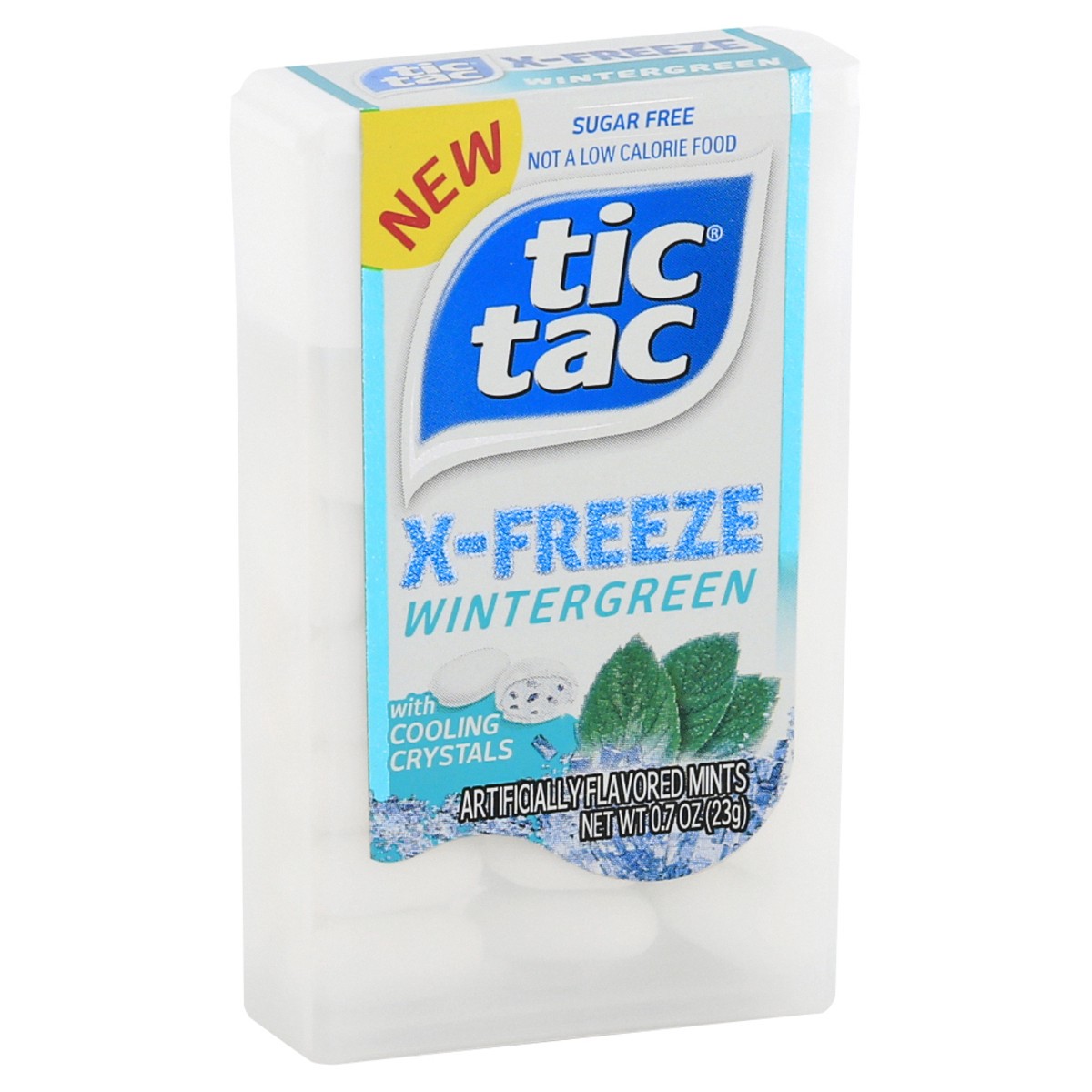 slide 2 of 9, Tic Tac X-Freeze Sugar Free with Cooling Crystals Wintergreen Mints 0.7 oz, 0.7 oz