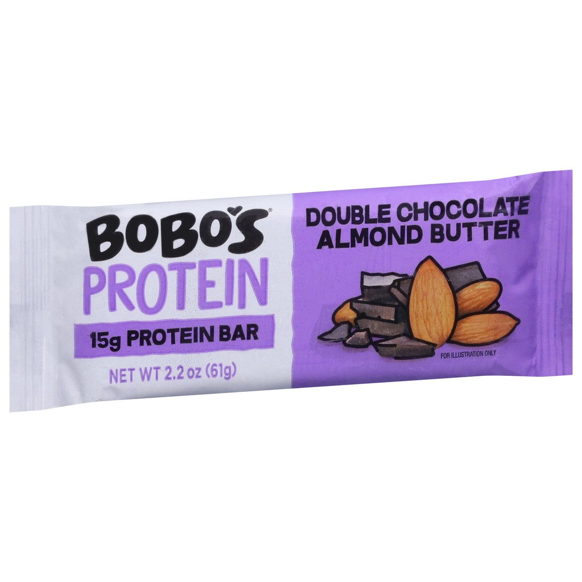slide 8 of 9, Bobo's Double Chocolate Almond Butter Protein Bar - 2.2 oz, 2.2 oz