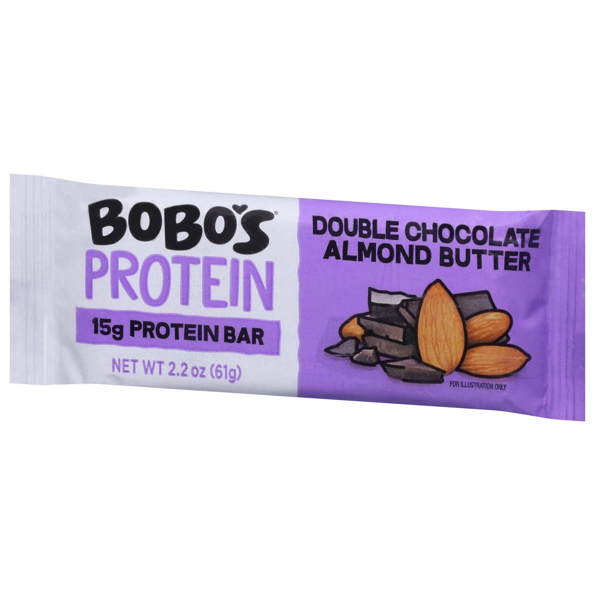 slide 5 of 9, Bobo's Double Chocolate Almond Butter Protein Bar - 2.2 oz, 2.2 oz