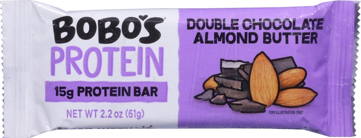 slide 7 of 9, Bobo's Double Chocolate Almond Butter Protein Bar - 2.2 oz, 2.2 oz