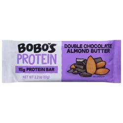 Bobo's Double Chocolate Almond Butter Protein Bar - 2.2 oz