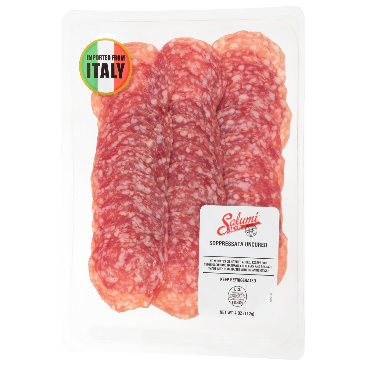 slide 3 of 9, Salumi Italiani Sopressata Sliced, 4 oz