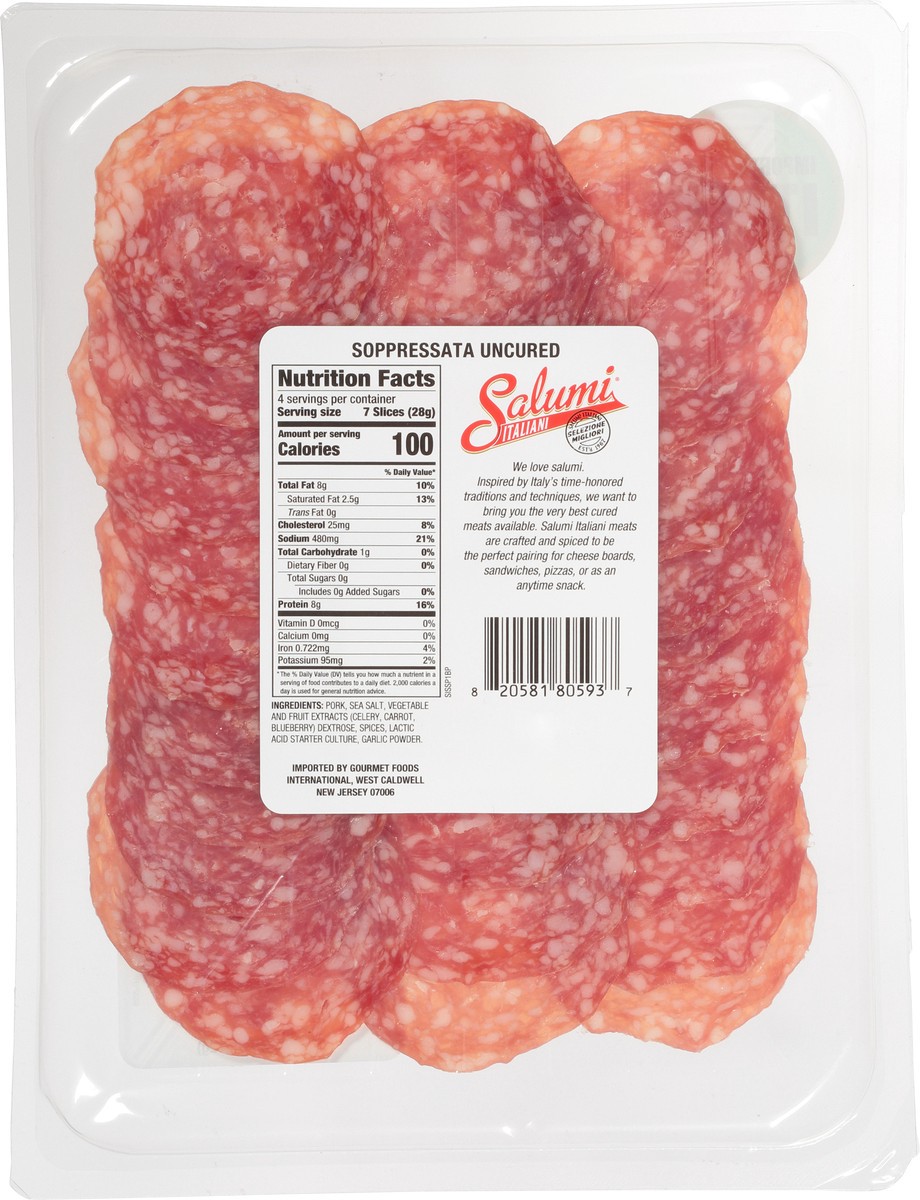 slide 5 of 9, Salumi Italiani Sopressata Sliced, 4 oz