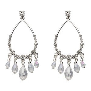 slide 1 of 1, I Am Jewelry Drop Hanger Earring With Glass Beads, 2 ct