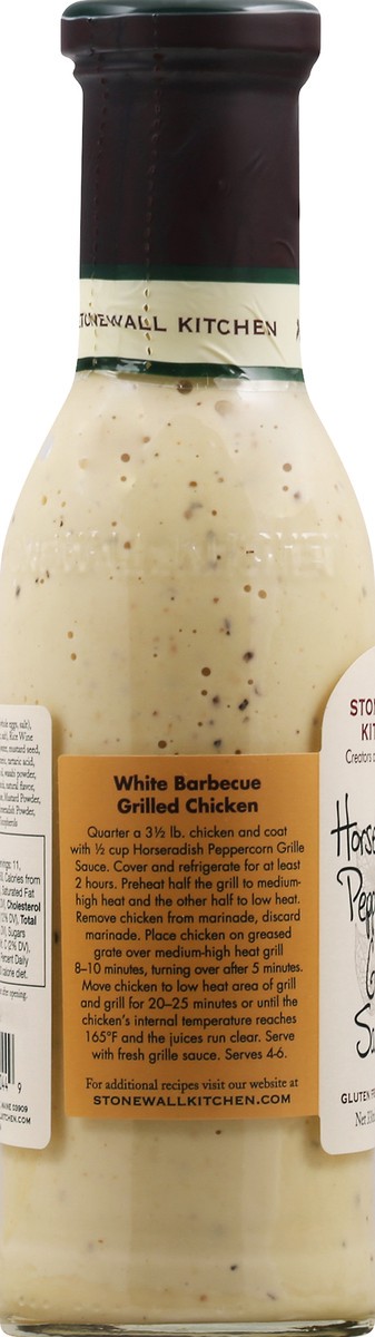 slide 6 of 12, Stonewall Kitchen Horseradish Peppercorn Grille Sauce 330 ml, 330 ml