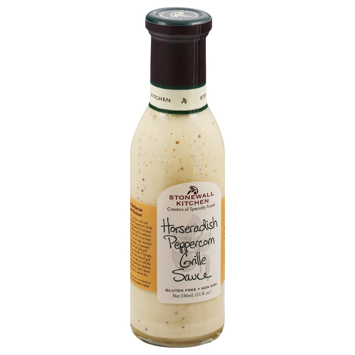 slide 8 of 12, Stonewall Kitchen Horseradish Peppercorn Grille Sauce 330 ml, 330 ml