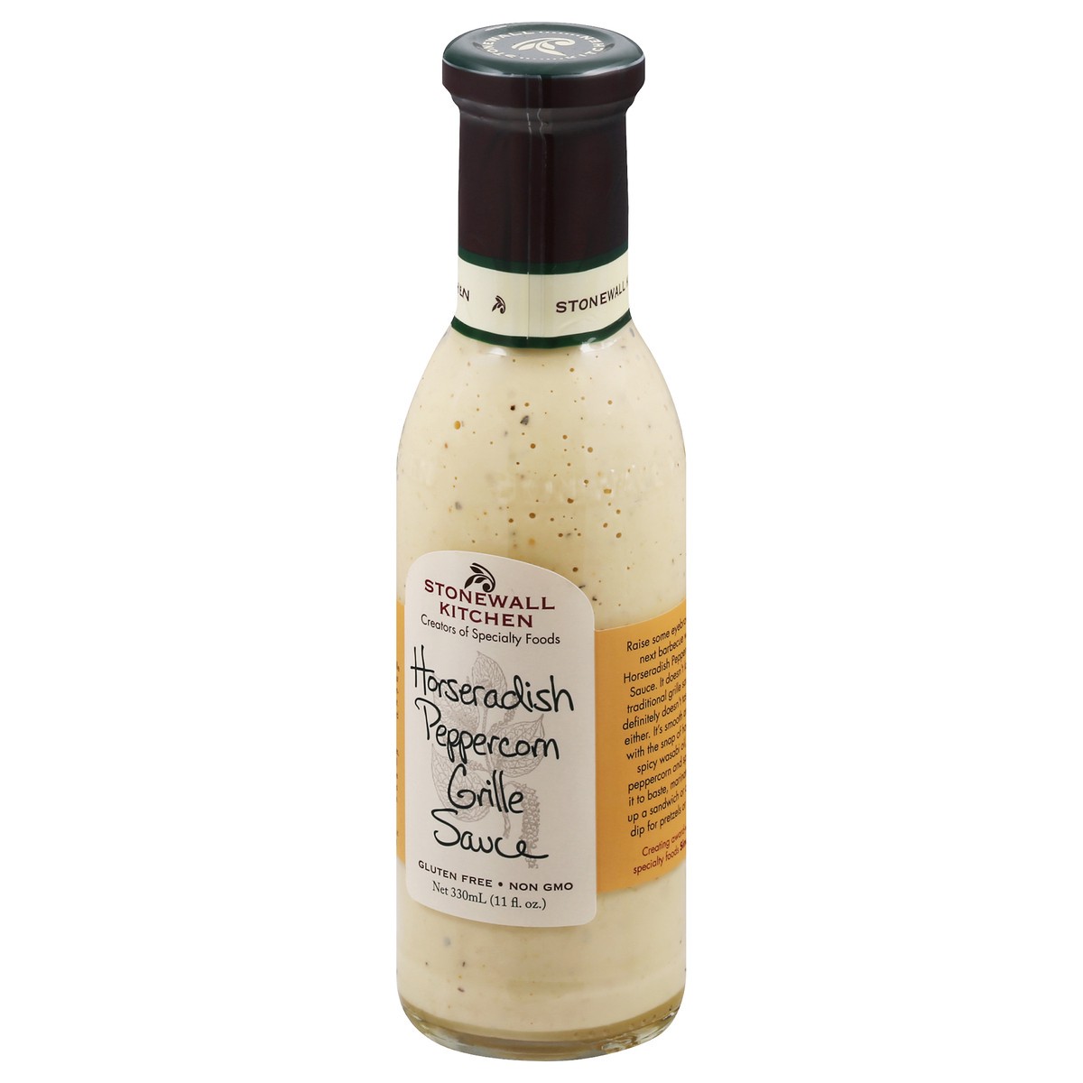 slide 5 of 12, Stonewall Kitchen Horseradish Peppercorn Grille Sauce 330 ml, 330 ml