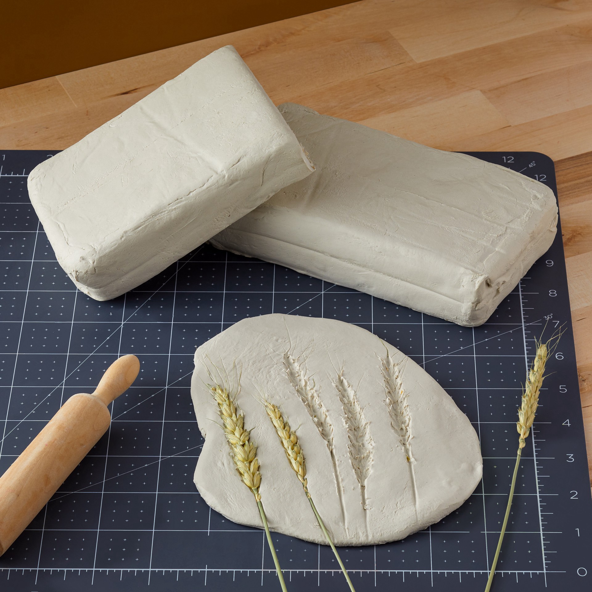 slide 4 of 4, 4.4lb. White Air Modeling Clay By Craft Smart, 4.4 lb